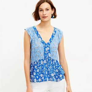 LOFT SUMMER TOP💙🩵